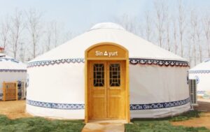 tenda glamping yurt